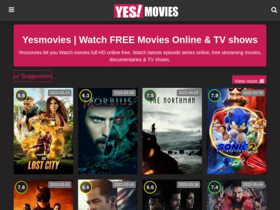 yesmovie loot|31 Sites Like YesMovies .